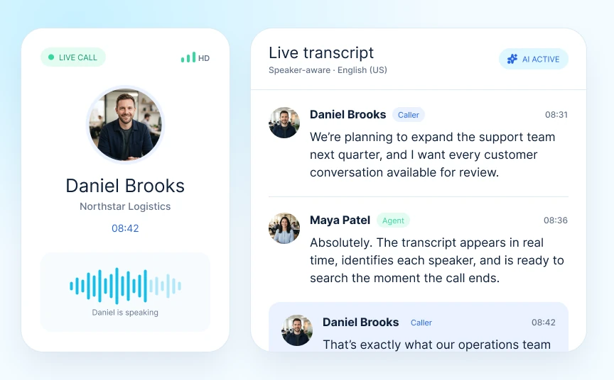 Understand Calls in Real Time